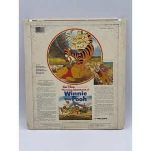 The Many Adventures of Winnie the Poo CED (Capacitance Electronic Disc) VTG 82’